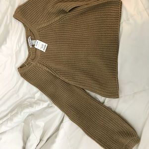 Knit oversized arms long sleeve